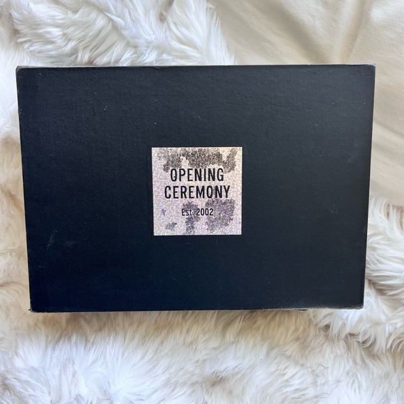 NIB Opening Ceremony green sparkle sneakers - Picture 4 of 12